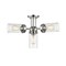 Z-Lite Calliope 4 Light Semi Flush Mount, Polished Nickel & Clear 617SF-PN - alternate 7